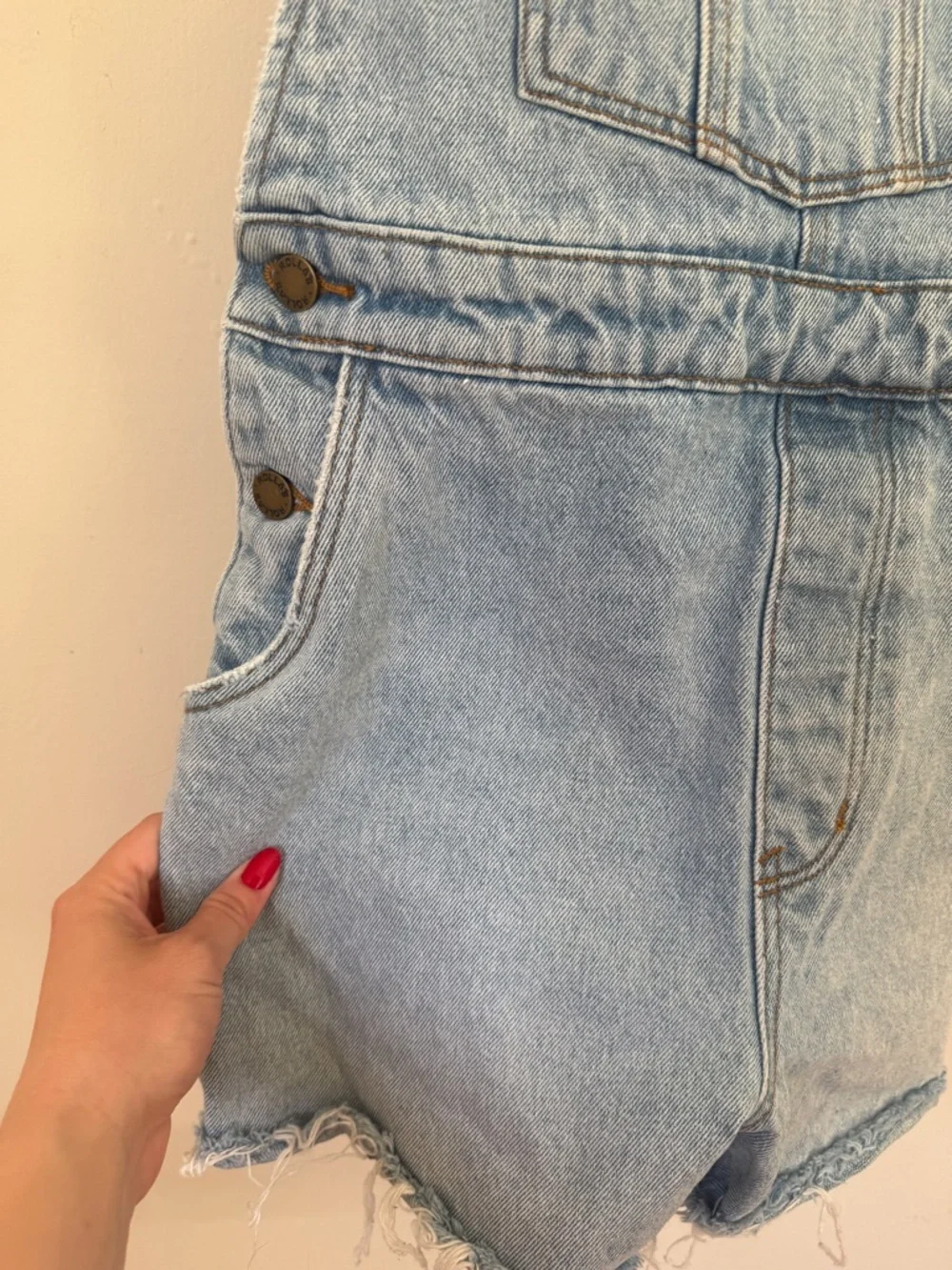 Rolla’s Denim Overall Shorts- Size 26